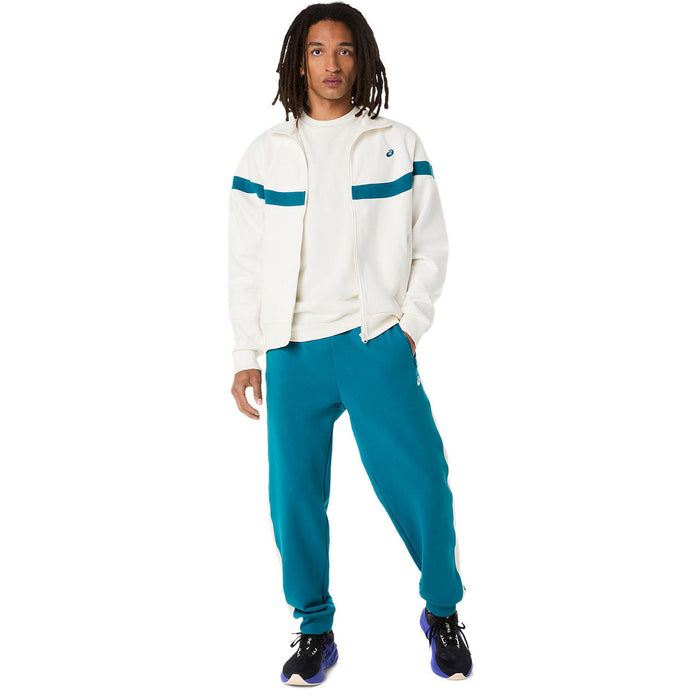 アシックスasicsトレーニングジャケットHERITAGEトラックジャケットメンズレディースコットンリッチ伸縮性リブ編みファスナーポケット2033B999