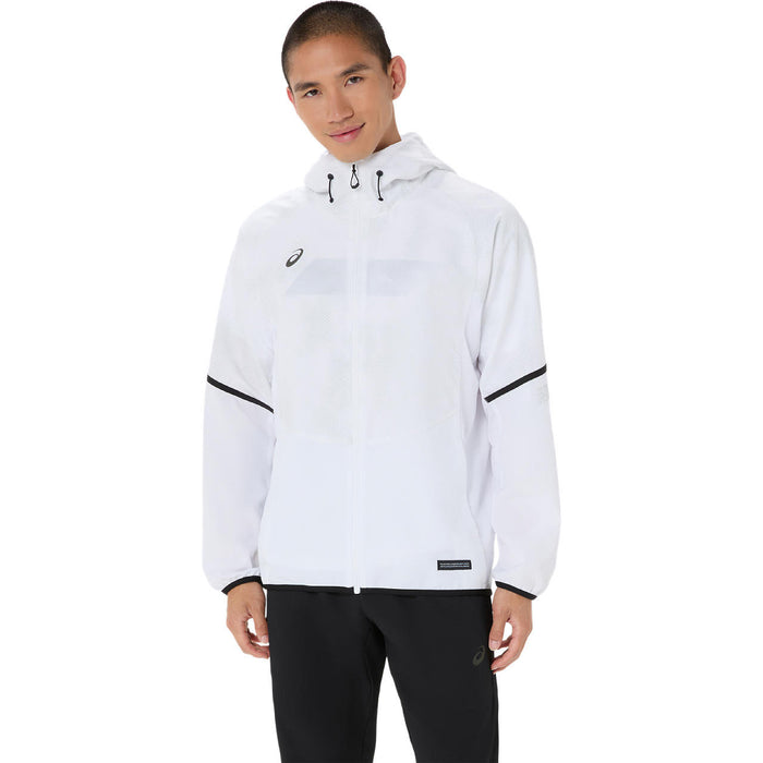 新品未使用　アシックス トレーニングジャケット上下セット一式 ホワイト×ブラック アシックス asics トレーニングジャケット メンズ レディース