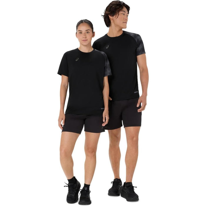 【ネコポス送料無料】アシックスasicsメンズレディーストレーニングウェアドライショートスリーブシャツ半袖Tシャツ2033C042