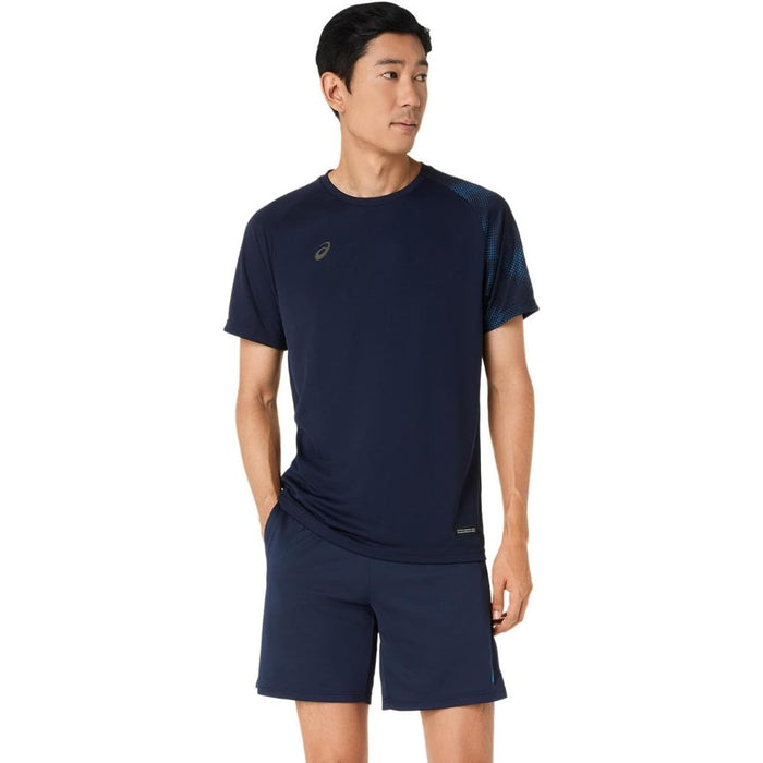 【ネコポス送料無料】アシックスasicsメンズレディーストレーニングウェアドライショートスリーブシャツ半袖Tシャツ2033C042