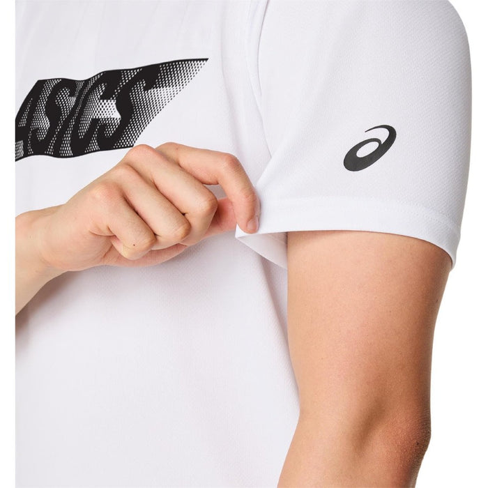 【ネコポス送料無料】アシックスasicsメンズレディーストレーニングウェアドライショートスリーブシャツ半袖Tシャツ2033C043