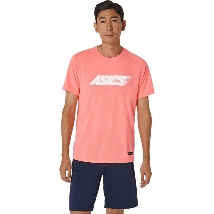 【ネコポス送料無料】アシックスasicsメンズレディーストレーニングウェアドライショートスリーブシャツ半袖Tシャツ2033C043