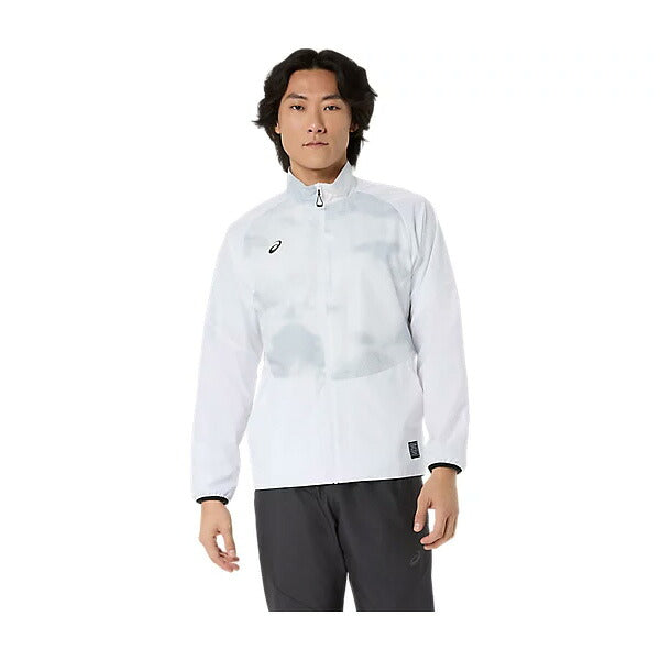 アシックスasicsメンズブレーカーシャツ裏メッシュグラフィックウインドブレーカージャケット26FW2033C196