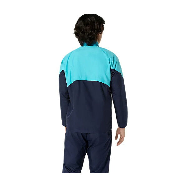 アシックスasicsメンズブレーカーシャツ裏メッシュグラフィックウインドブレーカージャケット26FW2033C196