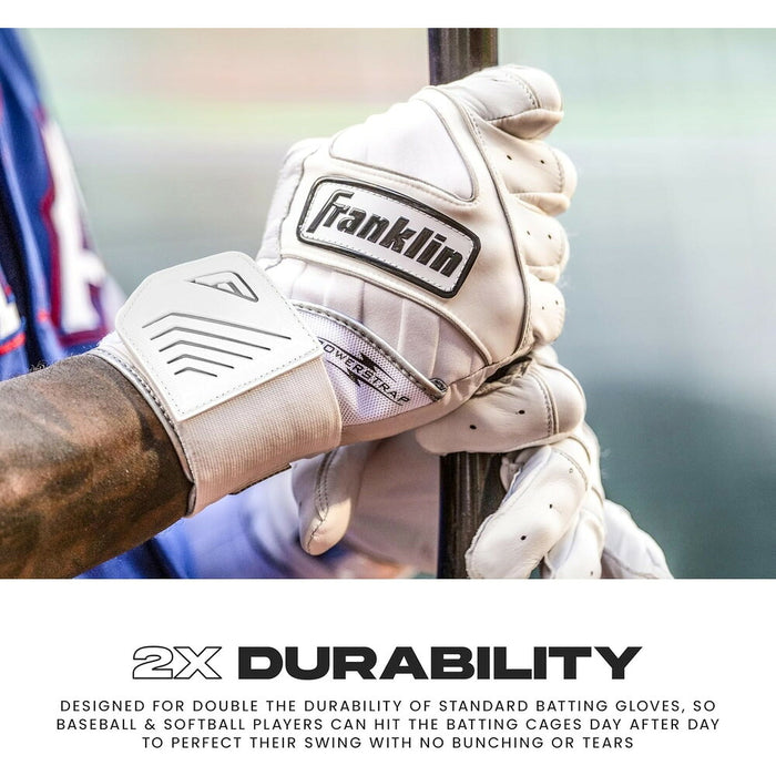 フランクリンFranklinSports野球ソフトボールバッティンググローブパワーストラップインフィニットロングカフ大人用一般両手用打撃用20445