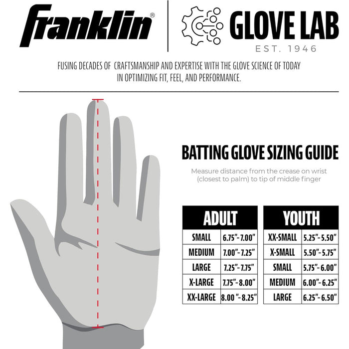 フランクリンFranklinSports野球ジュニア用バッティンググローブCFXPROHI-LITE打者用打撃用両手用ユース少年用20525