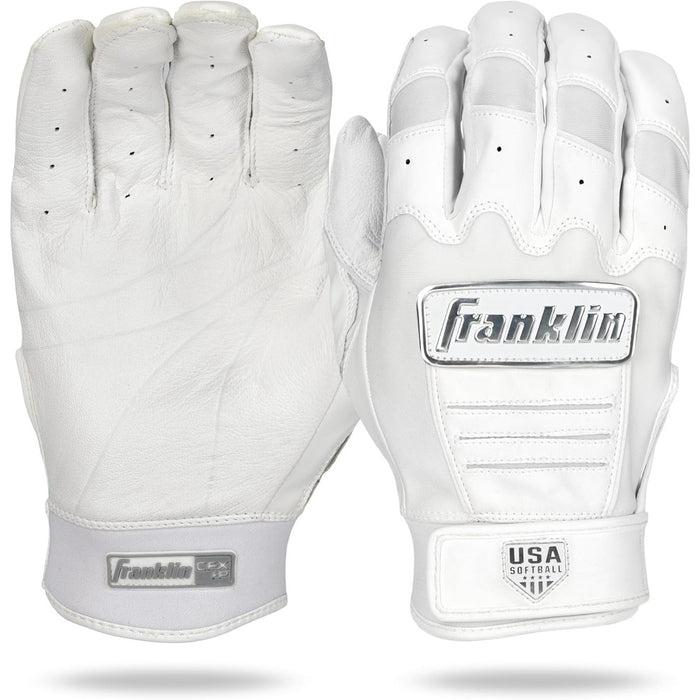 フランクリンFranklinSportsソフトボールレディースバッティンググローブCFXFPファストピッチ両手用左右兼用ネオプレンレザーフック手洗い20711