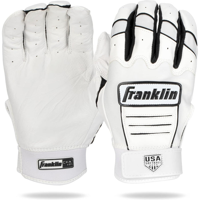 フランクリンFranklinSportsソフトボールレディースバッティンググローブCFXFPファストピッチ両手用左右兼用ネオプレンレザーフック手洗い20712
