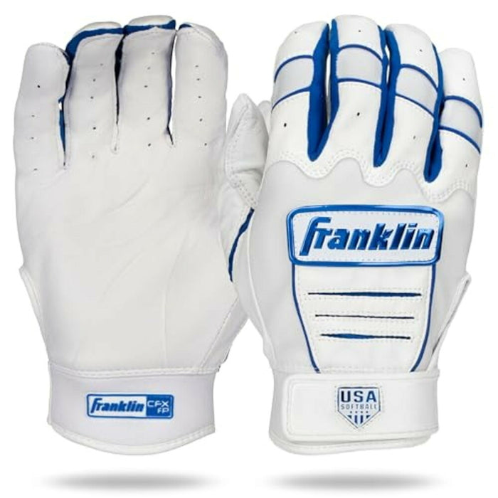 フランクリンFranklinSportsソフトボールレディースバッティンググローブCFXFPファストピッチ両手用左右兼用ネオプレンレザーフック手洗い20715