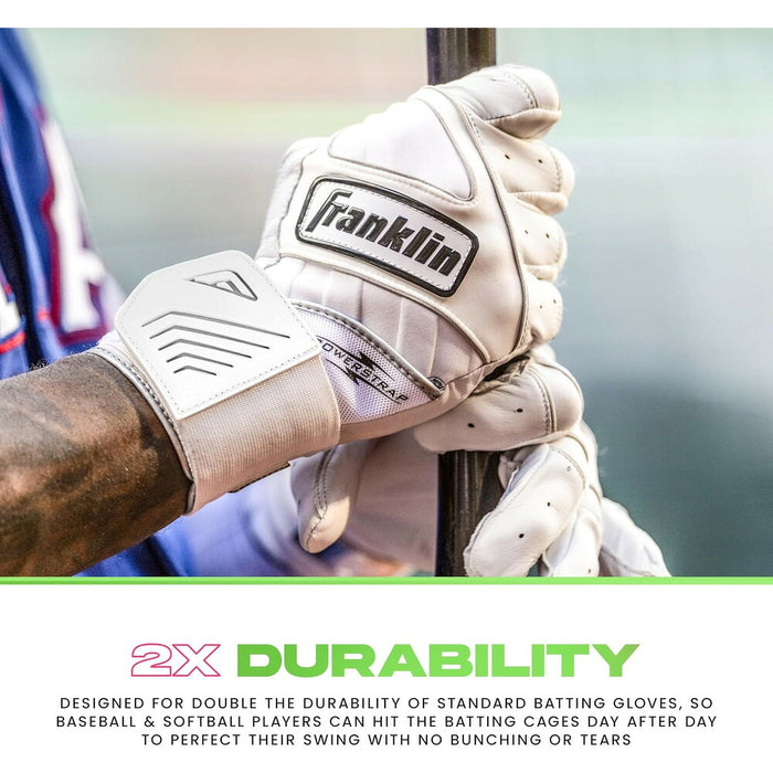 フランクリンFranklinSports野球ソフトボールバッティンググローブパワーストラップインフィニットロングカフ大人用一般両手用打撃用20776