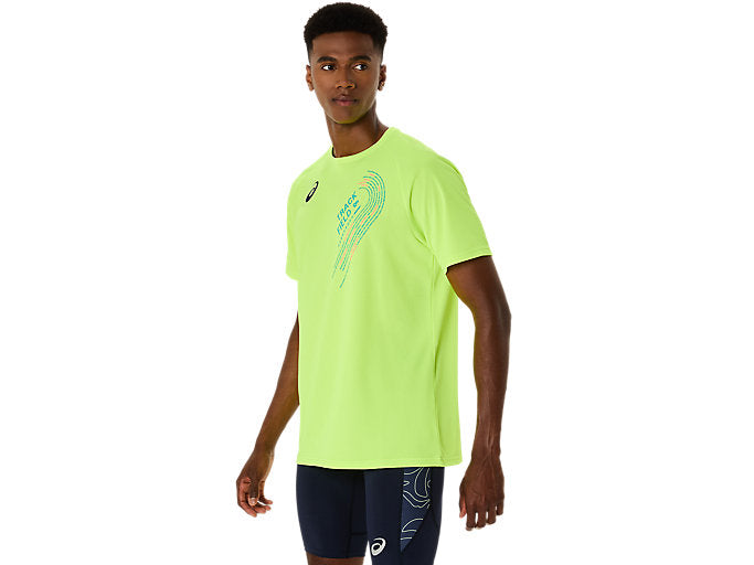【ネコポス送料無料】アシックスasicsランニングメンズTシャツ半袖トラックグラフィックTRACKGRAPHICSHORTSLEEVETOP2091A749