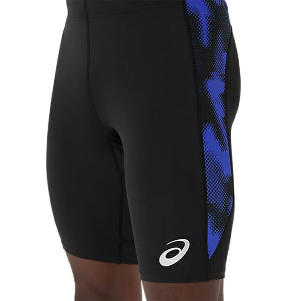 アシックスasicsトラックグラフィックミドルタイツメンズランニングタイツ26SS2091A831
