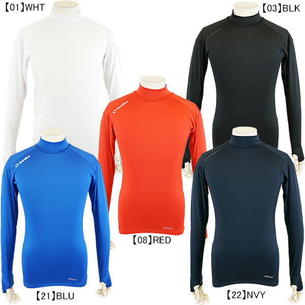【ネコポス送料無料】ソンディコSondicoハイネックシャツ長袖21-427389AFサッカーフットサルインナーシャツ練習着メンズ