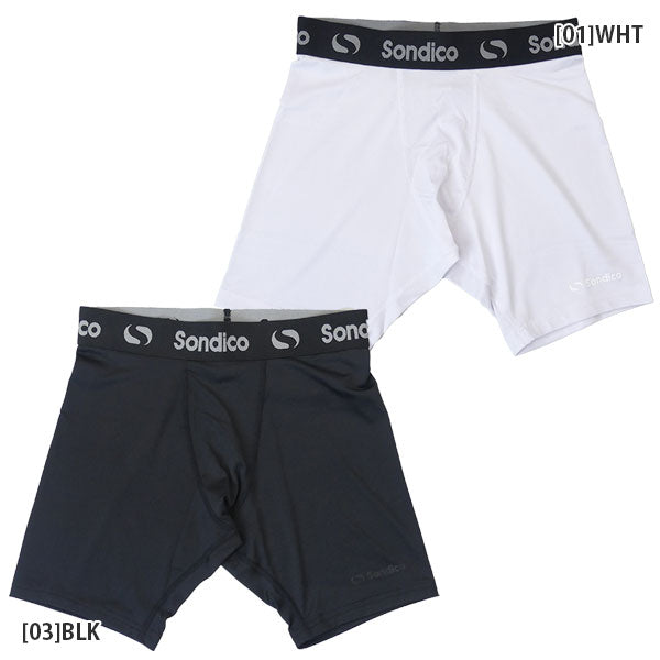 【ネコポス送料無料】ソンディコSondicoジュニアハーフスパッツ21-428212Jサッカーフットサルインナータイツアンダータイツ子供用