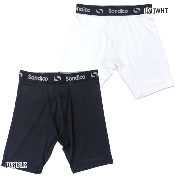 【ショップ限定エントリーでさらに+9倍】【ネコポス送料無料】ソンディコSondicoハーフスパッツ21-428265Aサッカーフットサルインナータイツアンダータイツメンズ