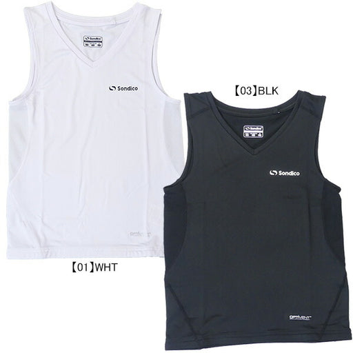 【ショップ限定エントリーでさらに+9倍】【ネコポス送料無料】ソンディコSondicoジュニアノースリーブインナー21-A110Jサッカーフットサルインナーシャツアンダーシャツ練習着子供用