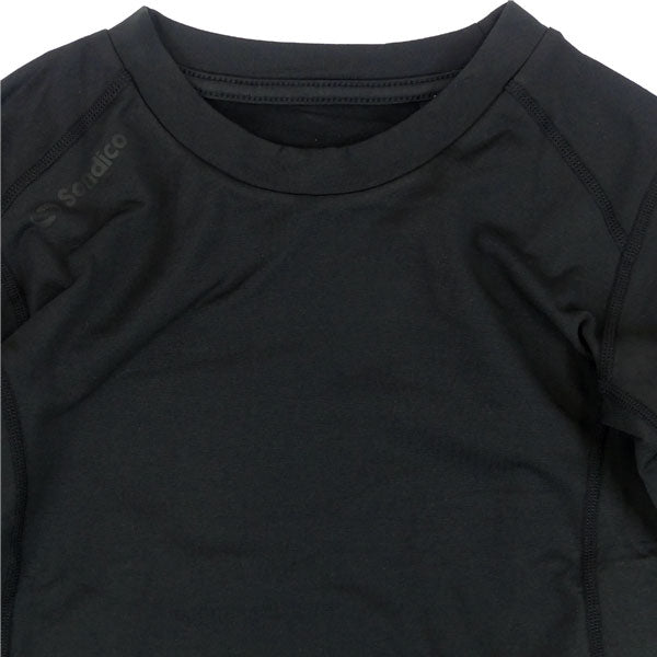 【ショップ限定エントリーでさらに+9倍】【ネコポス送料無料】ソンディコsondicoジュニア裏起毛長袖インナーシャツ21-A120JFサッカーフットサルアンダーシャツ防寒子供用