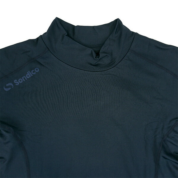 【ネコポス送料無料】ソンディコSondico起毛ハイネックシャツ長袖21-A130AFサッカーフットサルインナーシャツ防寒練習着メンズ