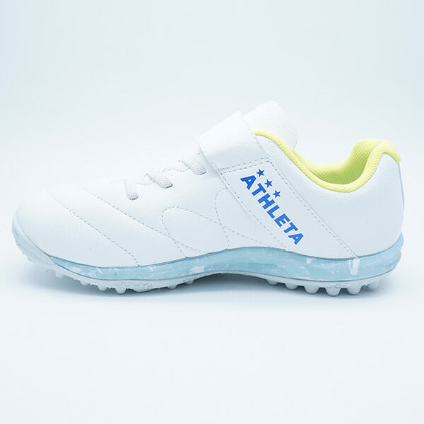 【ショップ限定エントリーでさらに+9倍】ジェネVCアスレタATHLETA21015J-10ホワイトジュニアサッカートレーニングシューズベルクロ