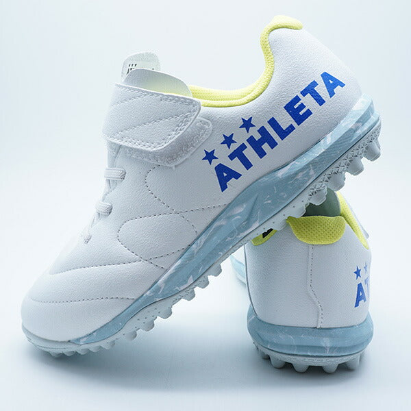 【ショップ限定エントリーでさらに+9倍】ジェネVCアスレタATHLETA21015J-10ホワイトジュニアサッカートレーニングシューズベルクロ