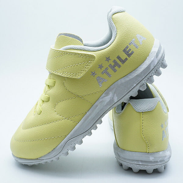 ジェネVCアスレタATHLETA21015J-29イエロージュニアサッカートレーニングシューズベルクロ