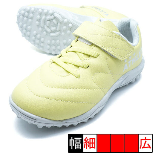 ジェネVCアスレタATHLETA21015J-29イエロージュニアサッカートレーニングシューズベルクロ