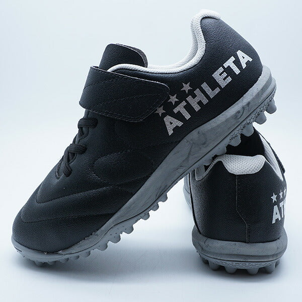 【ショップ限定エントリーでさらに+9倍】ジェネVCアスレタATHLETA21015J-70ブラックジュニアサッカートレーニングシューズベルクロ