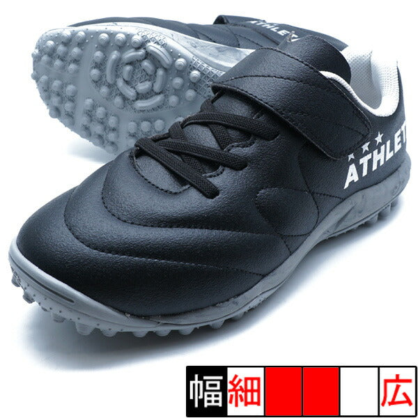 【ショップ限定エントリーでさらに+9倍】ジェネVCアスレタATHLETA21015J-70ブラックジュニアサッカートレーニングシューズベルクロ