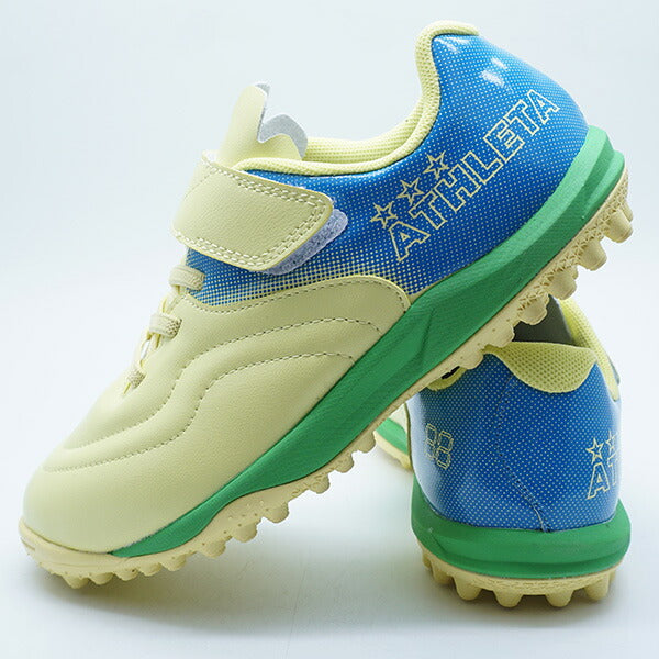 Gene2VCアスレタATHLETA21016J-29イエロージュニアサッカートレーニングシューズベルクロ