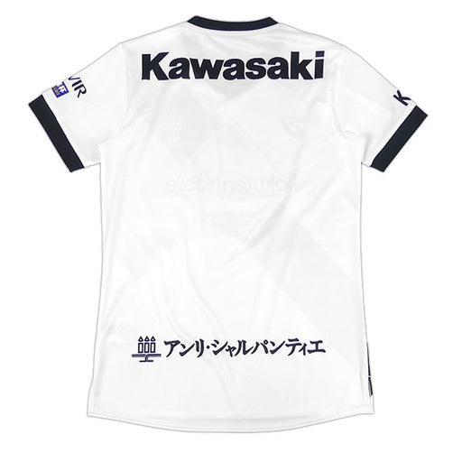 【ショップ限定エントリーでさらに+9倍】ヴィッセル神戸2025レプリカアウェイユニフォーム2103A103-101サッカー半袖ブリリアントホワイトアシックスasics