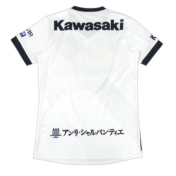 【ショップ限定エントリーでさらに+9倍】ヴィッセル神戸2025レプリカアウェイユニフォーム2103A103-101サッカー半袖ブリリアントホワイトアシックスasics