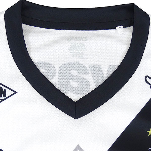 【ショップ限定エントリーでさらに+9倍】ヴィッセル神戸2025レプリカアウェイユニフォーム2103A103-101サッカー半袖ブリリアントホワイトアシックスasics