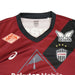 ヴィッセル神戸2025レプリカホームユニフォーム2103A103-601サッカー半袖クリムゾンレッドアシックスasics