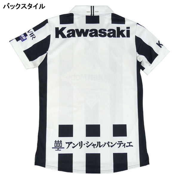 ヴィッセル神戸30周年記念レプリカユニフォーム2103A107-001サッカー半袖ブラックアシックスasics