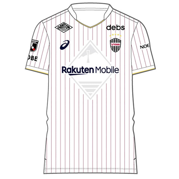 【予約販売】ヴィッセル神戸2026-272ndレプリカユニフォームアシックス2103A127-101サッカーJリーグJ1アウェイ