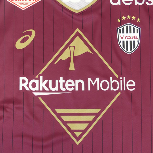 ヴィッセル神戸2026-271stレプリカユニフォームアシックス2103A127-601サッカーJリーグJ1ホーム