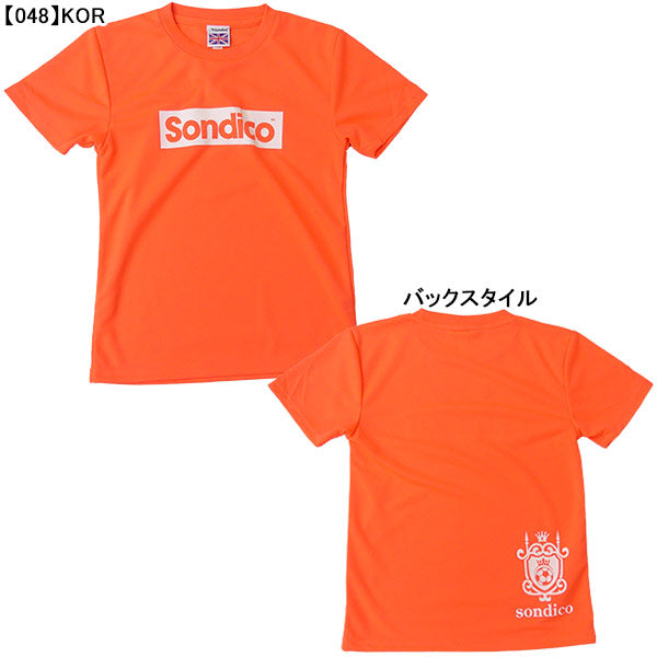 【ショップ限定エントリーでさらに+9倍】【ネコポス対応可】ソンディコSondicoジュニア練習もアフターもこれ1枚22-A311Jサッカーフットサルプラクティスシャツ半袖練習着子供用