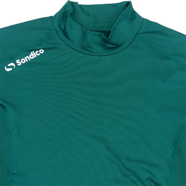 【ショップ限定エントリーでさらに+9倍】【ネコポス送料無料】ソンディコsondicoハイネック長袖インナーシャツ23-427389サッカーフットサルアンダーシャツメンズ