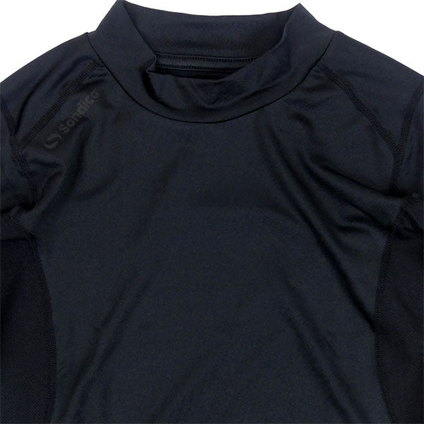 【ショップ限定エントリーでさらに+9倍】【ネコポス送料無料】ソンディコsondicoジュニアハイネック長袖インナーシャツ23-427392Jサッカーフットサルアンダーシャツ子供用