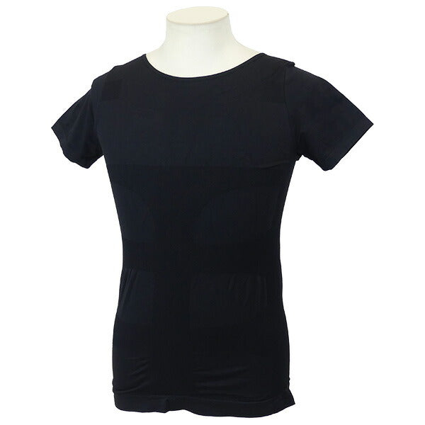 【ショップ限定エントリーでさらに+9倍】ソンディコSondico姿勢制御機能インナー半袖23-F220サッカーフットサル冷感抗菌ブラックメンズ