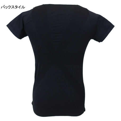 【ショップ限定エントリーでさらに+9倍】ソンディコSondico姿勢制御機能インナー半袖23-F220サッカーフットサル冷感抗菌ブラックメンズ