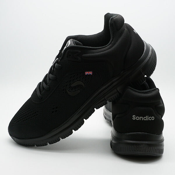 スピードメッシュソンディコSondico23-R200-03ブラックランニングシューズ