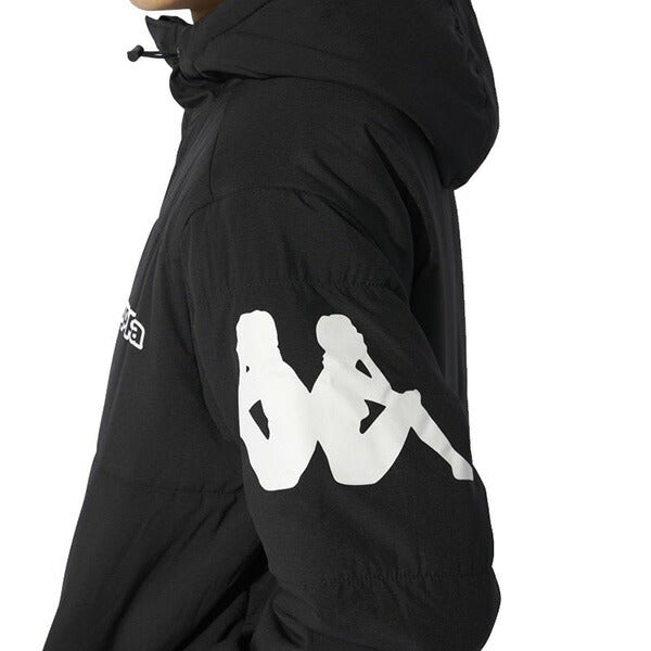 【ショップ限定エントリーでさらに+9倍】カッパKAPPA中綿軽量タフタベンチコート244206サッカーフットサル超ロング丈防寒メンズ