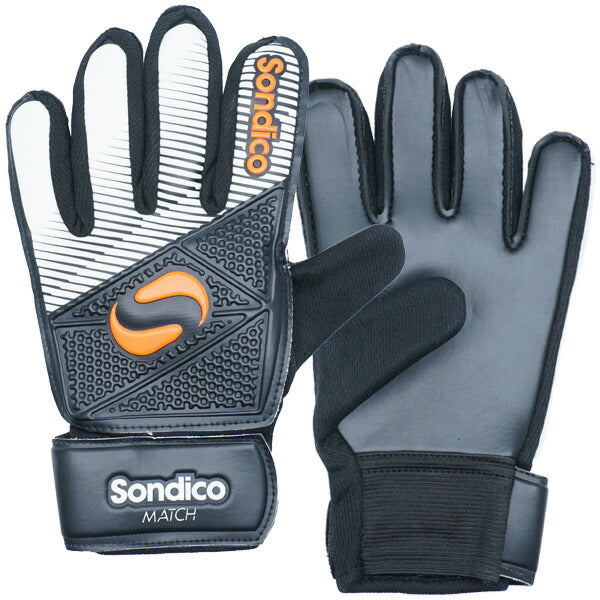 【ショップ限定エントリーでさらに+9倍】【ネコポス対応可】ソンディコSondicoジュニアMatchGKGLVJN0025-832007サッカーキーパーグローブGKグローブゴールキーパーブラック子供用