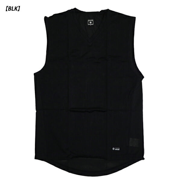 FREEZETECH氷撃冷感シャツノースリーブVネックブラックホワイト25171510A-11A-12A25171503A-04A-05A