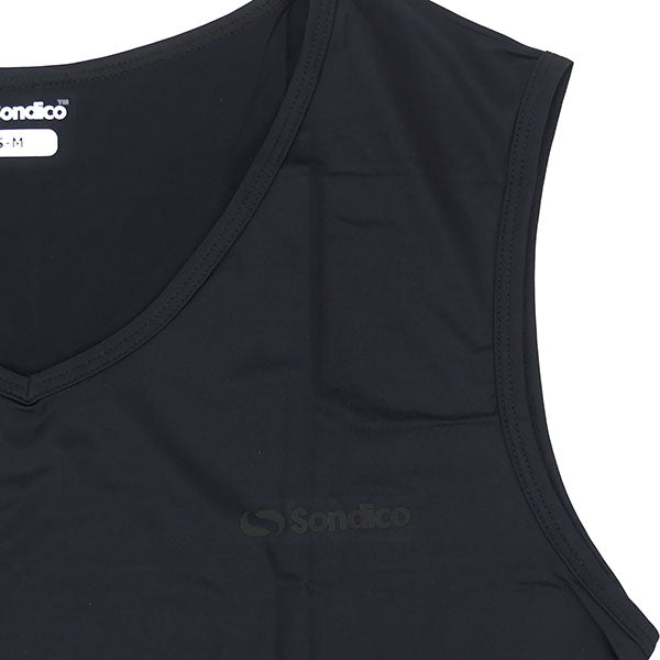 【ショップ限定エントリーでさらに+9倍】【ネコポス送料無料】ソンディコSondico氷結UVびっくりノースリーブインナーシャツ25A05サッカーフットサルプラシャツ接触冷感メンズ