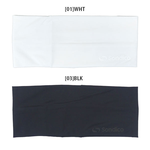 【ショップ限定エントリーでさらに+9倍】【ネコポス送料無料】ソンディコSondico氷結UVびっくりヘッドバンド25A09サッカーフットサルヘアバンド滑り止めつき接触冷感大人用子供用