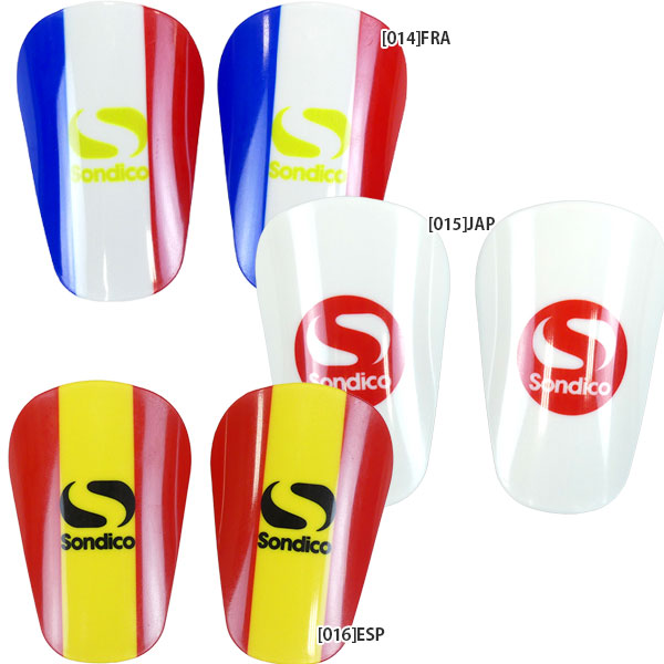 【ネコポス】ソンディコSondicoミニシンガード国旗25F80026s855サッカーフットサルすねあて子供用