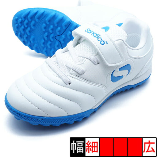 【ショップ限定エントリーでさらに+9倍】ロンドンVTFJソンディコSondico25FVTF071J-01ホワイトジュニアサッカートレーニングシューズベルクロ
