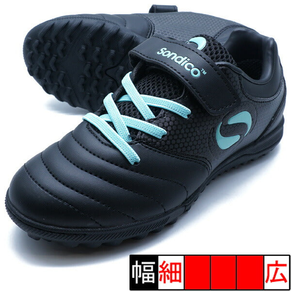【ショップ限定エントリーでさらに+9倍】ロンドンVTFJソンディコSondico25FVTF071J-03ブラックジュニアサッカートレーニングシューズベルクロ
